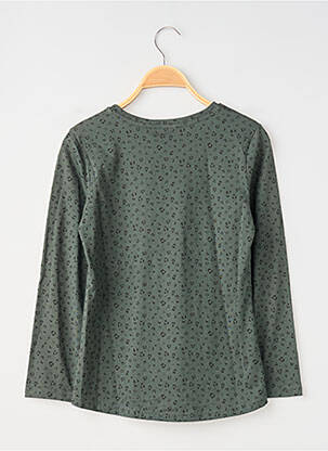 Tricou croială cambrată mâneci lungi verde MINI MIGNON fată