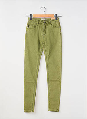 Blugi cu croială slim verde MINI MIGNON fată