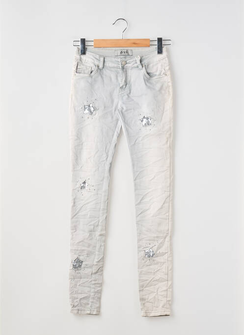 Blugi skinny gri G66 fată