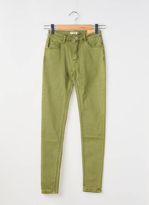 Blugi cu croială slim verde MINI MIGNON fată