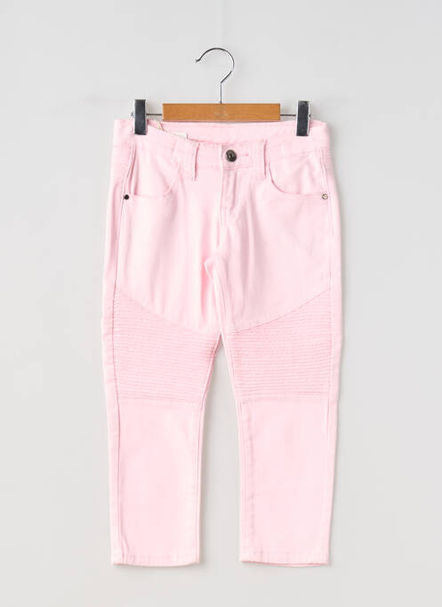 Blugi cu croială slim roz LES FILLETTES DE PARIS fată