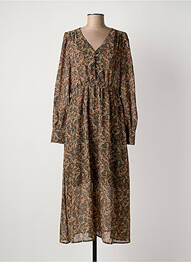 Rochie lungă mâneci lungi mâneci lungi negru SEE U SOON femme