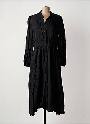 Rochie midi mâneci lungi mâneci lungi negru SEE U SOON femeie