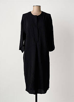 Rochie midi mâneci 3/4 mâneci 3/4 negru SUMMUM femeie