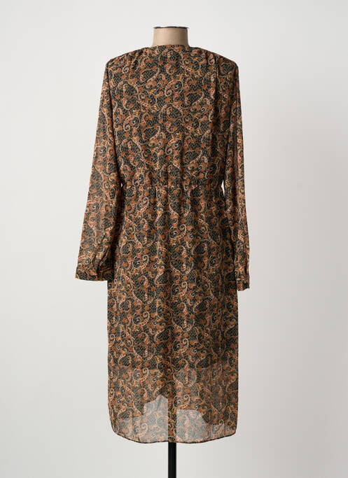 Rochie midi maro SEE U SOON femeie