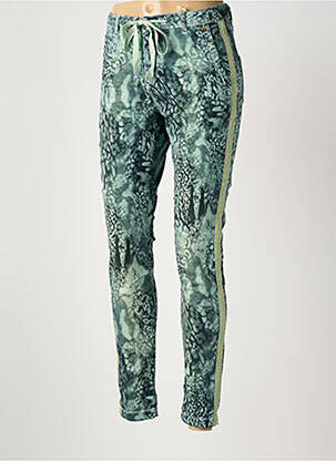 Pantalon slim verde SUMMUM femeie