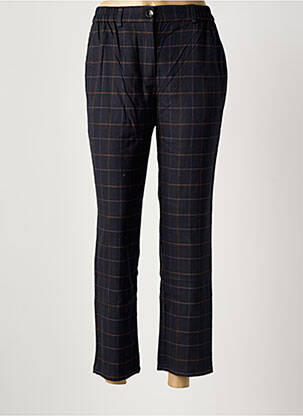 Pantalon 7/8 talie elastică mărime normală albastru SEE U SOON femeie