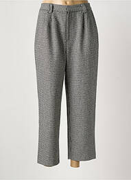 Pantalon 7/8 talie elastică mărime normală gri SEE U SOON femme