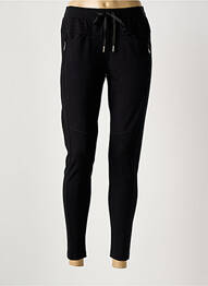 Pantalon slim talie elastică mărime normală negru SUMMUM femme