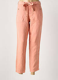 Pantalon 7/8 țesătură poplin mărime normală portocaliu SUMMUM femme