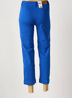 Pantalon 7/8 elasticitate mărime normală albastru MKT STUDIO femeie