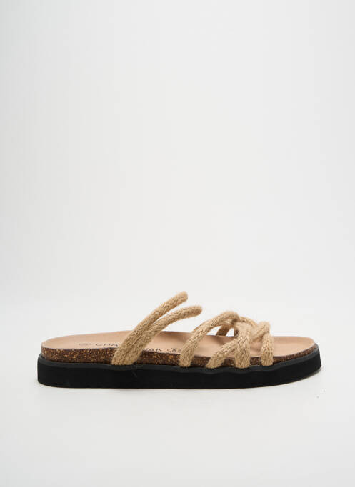 Mulete/Saboți bej CHATTAWAK femeie