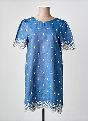 Rochie scurtă mâneci scurte mâneci scurte albastru IT HIPPIE femeie