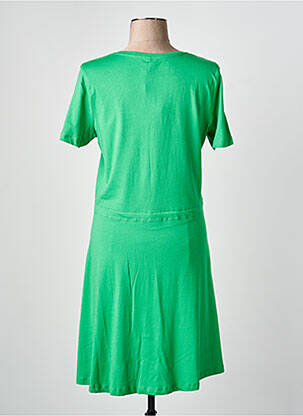 Rochie midi mâneci scurte mâneci scurte verde ONLY femeie