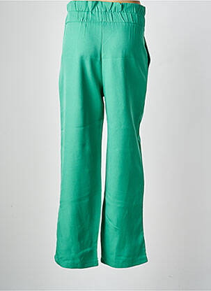 Pantalon drept talie elastică verde SEASON femeie