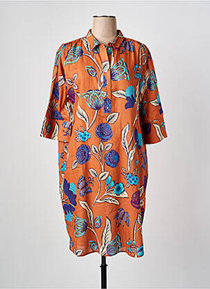 Rochie midi portocaliu BELLA JONES femeie