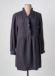 Rochie scurtă mâneci lungi mâneci lungi gri HARTFORD femme