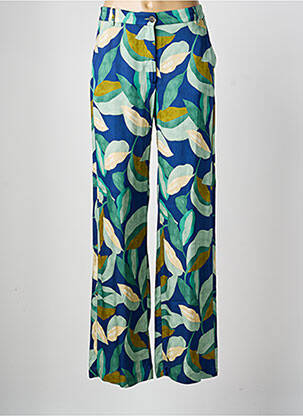 Pantalon drept albastru HARTFORD femeie