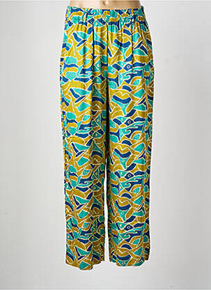 Pantalon drept verde BELLA JONES femeie