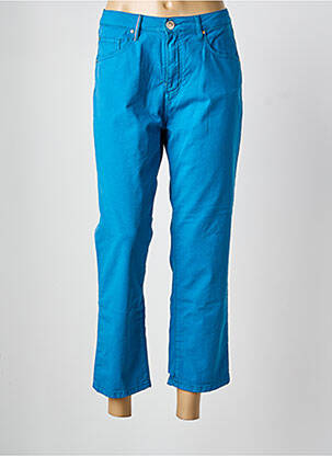 Pantalon 7/8 elasticitate mărime normală albastru ISLOW femeie