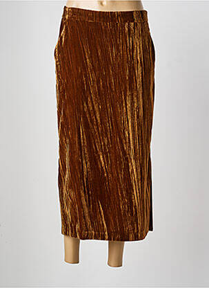 Fustă midi maro FIVE femeie