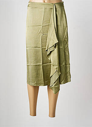 Fustă midi verde BELLEROSE femeie