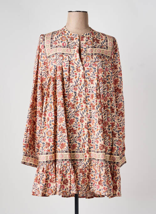 Rochie scurtă bej LOUIZON femeie