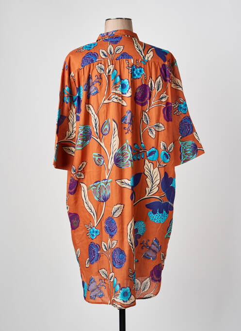 Rochie midi portocaliu BELLA JONES femeie