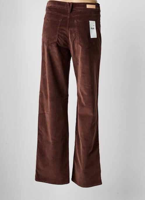 Pantalon drept maro FIVE femeie