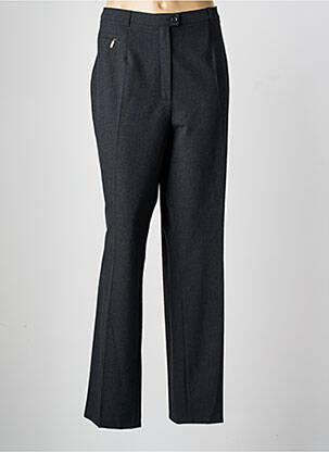 Pantalon drept talie cu cleme mărime normală gri STEILMANN femeie