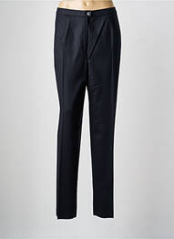 Pantalon drept țesătură crep talie înaltă negru KARTING femme