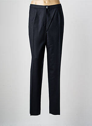 Pantalon drept talie cu cleme talie înaltă negru KARTING femme