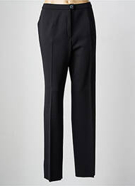 Pantalon drept țesătură crep talie înaltă negru KARTING femme