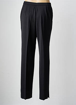 Pantalon drept țesătură crep talie înaltă negru KARTING femeie