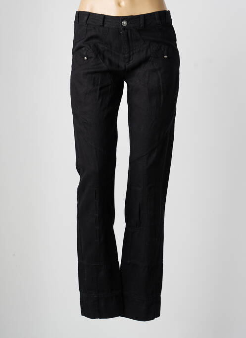 Blugi cu croială slim negru ET COMPAGNIE femeie