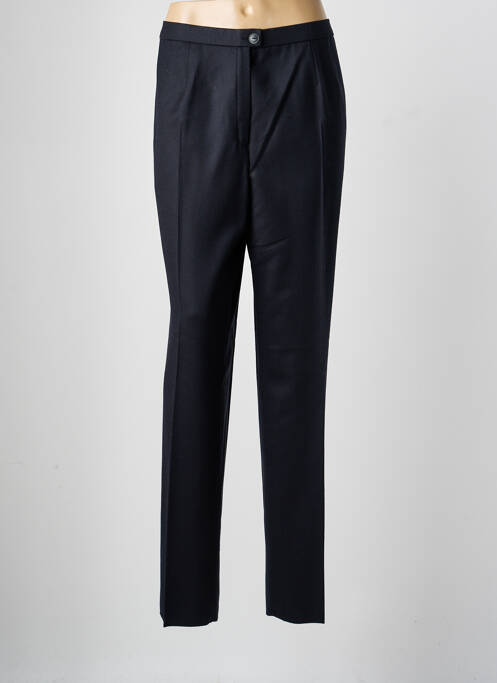 Pantalon drept talie cu cleme talie înaltă negru KARTING femme