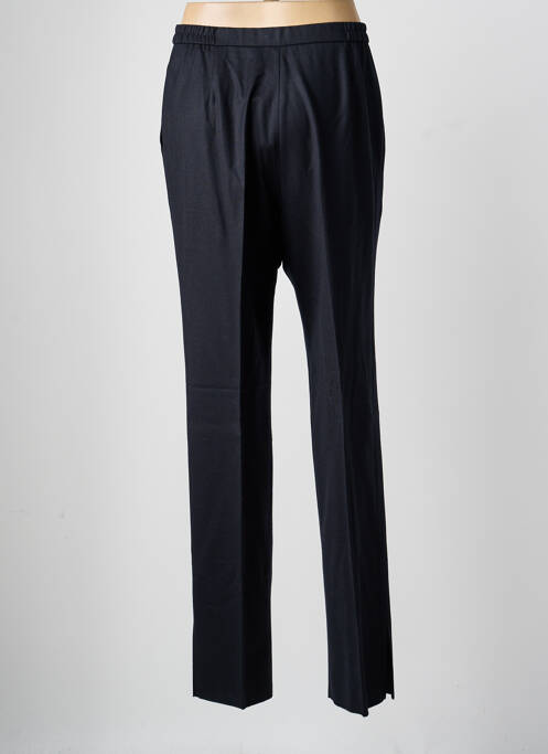 Pantalon drept talie cu cleme talie înaltă negru KARTING femme