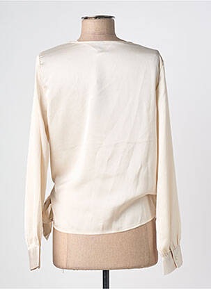 Top mâneci lungi bej VERO MODA femeie
