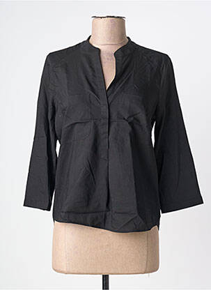 Bluză guler rotund mâneci 3/4 negru VERO MODA femeie