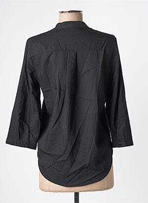 Bluză guler rotund mâneci 3/4 negru VERO MODA femeie
