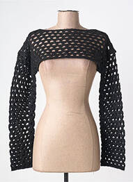 Pulover decolteu bărcuță mâneci lungi negru VERO MODA femeie