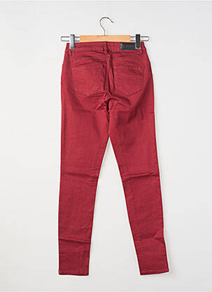 Pantalon slim buzunare roșu VERO MODA femeie
