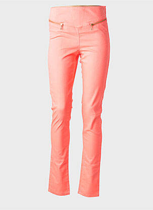 Pantalon slim roz VERO MODA femeie