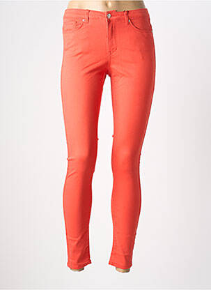 Pantalon slim elasticitate mărime normală portocalie VERO MODA femeie