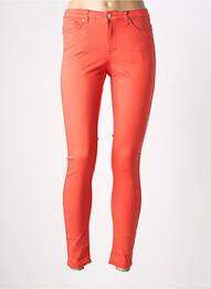 Pantalon slim elasticitate mărime normală portocaliu VERO MODA femeie