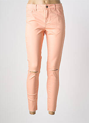 Pantalon slim buzunare roz VILA femeie