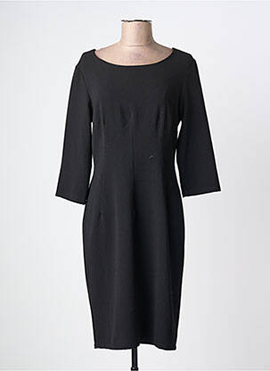 Rochie midi mâneci 3/4 mâneci 3/4 negru POUSSIERE D'ETOLE femeie
