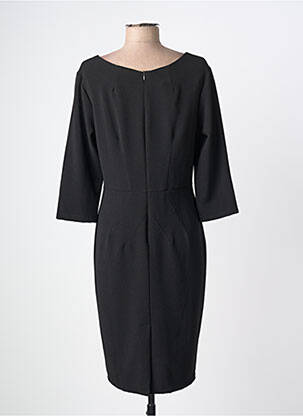 Rochie midi mâneci 3/4 mâneci 3/4 negru POUSSIERE D'ETOLE femeie
