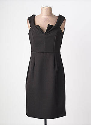 Rochie midi fără mâneci fără mâneci negru PAUL BRIAL femeie