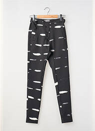 Pantalon slim talie elastică negru NÜ femeie